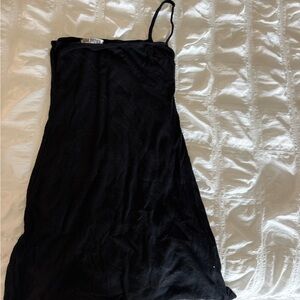 Joah Brown Black Slip Tank Dress